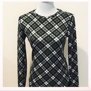 Michael Kors - Knit Glen Plaid Long Sleeve.